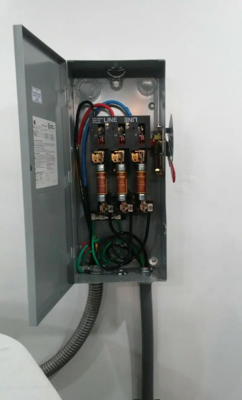 Three-phase disconnect switch installed for Electrical Wiring & Rewiring in Logansport